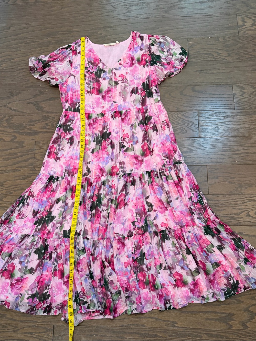 Soft Surroundings Santhia Midi Dress in Marseille Garden Size Medium - Picture 6 of 11